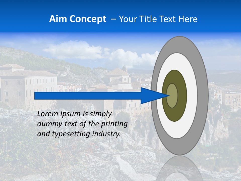 Cliff Height Rocky PowerPoint Template