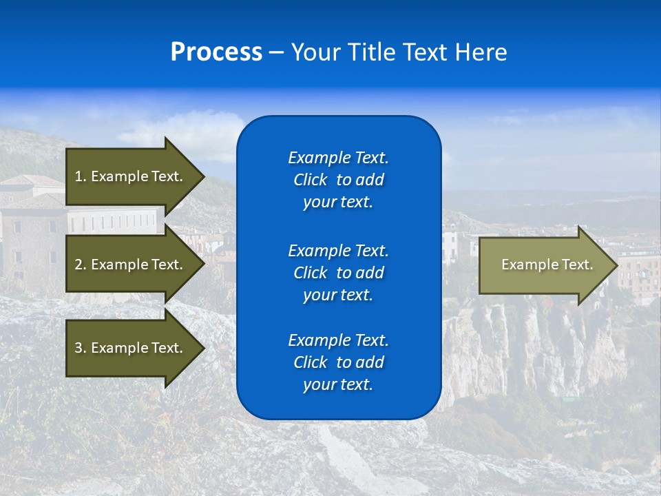 Cliff Height Rocky PowerPoint Template