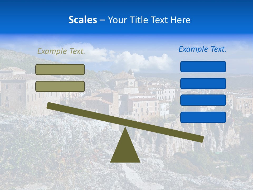 Cliff Height Rocky PowerPoint Template