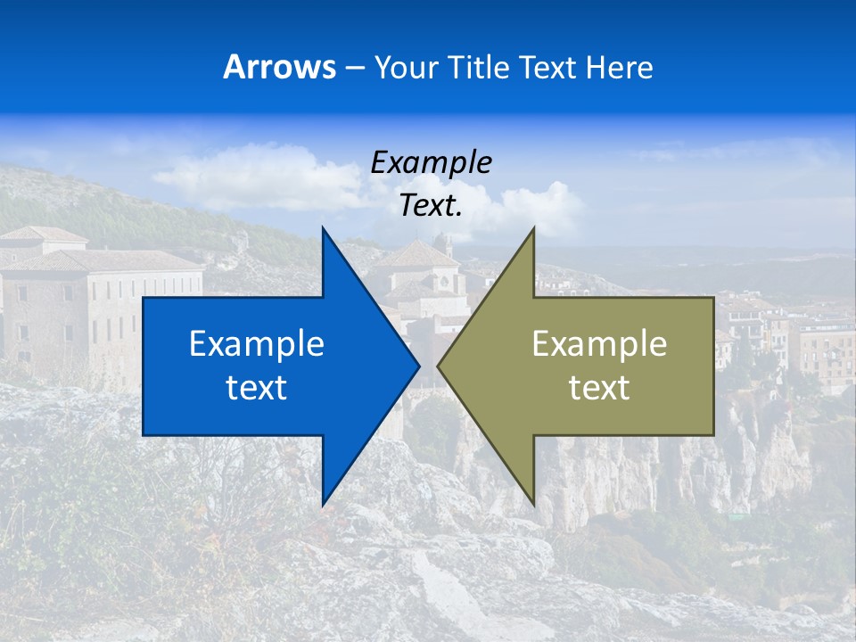 Cliff Height Rocky PowerPoint Template