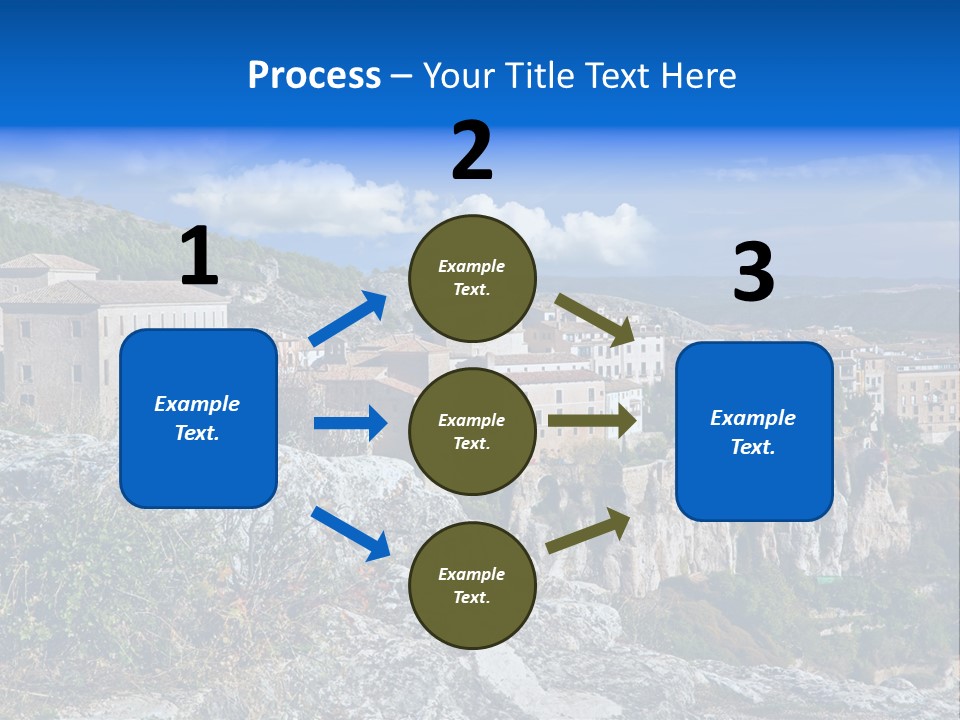 Cliff Height Rocky PowerPoint Template