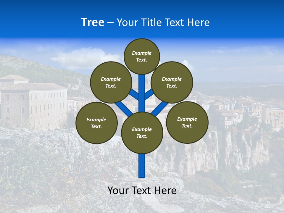 Cliff Height Rocky PowerPoint Template