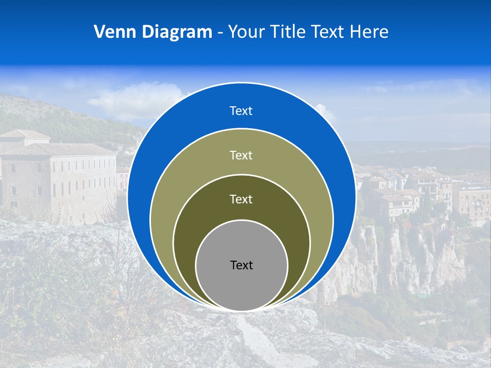 Cliff Height Rocky PowerPoint Template