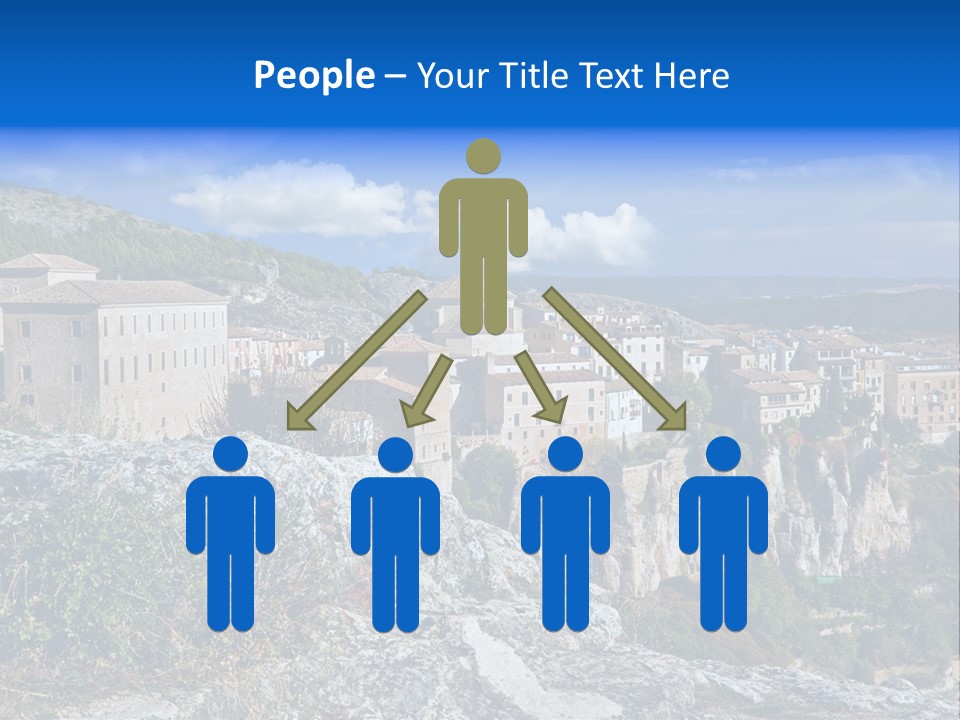 Cliff Height Rocky PowerPoint Template