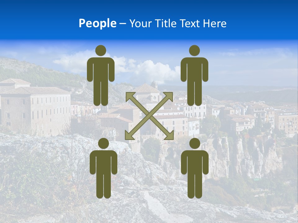 Cliff Height Rocky PowerPoint Template