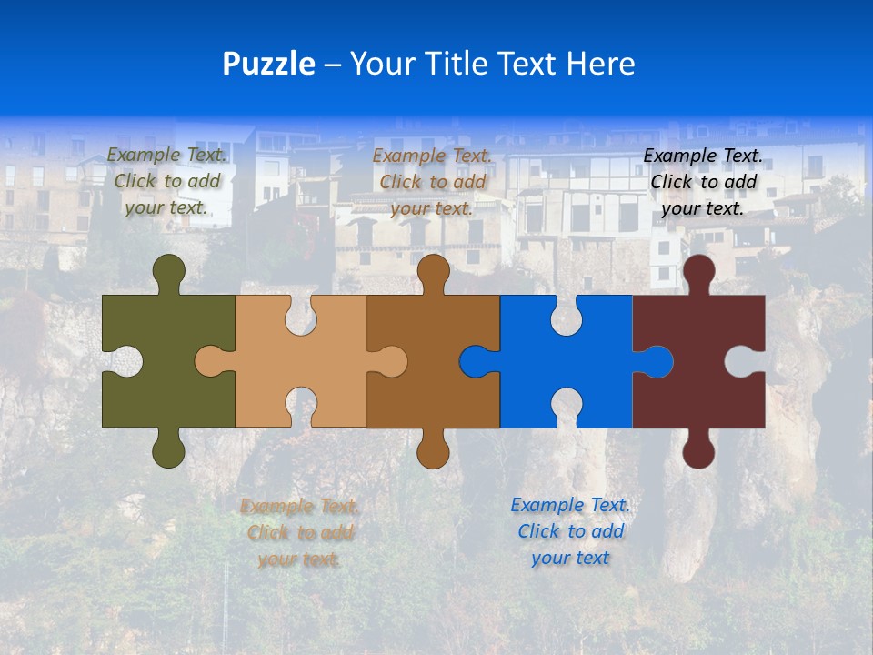 Panoramic Monument Landscape PowerPoint Template