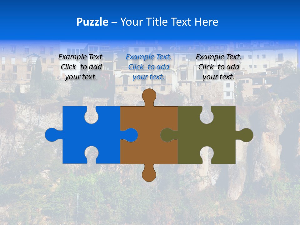 Panoramic Monument Landscape PowerPoint Template