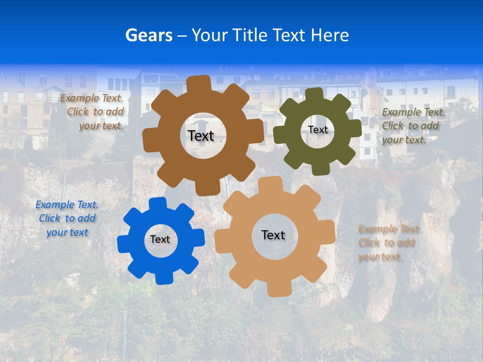 Panoramic Monument Landscape PowerPoint Template