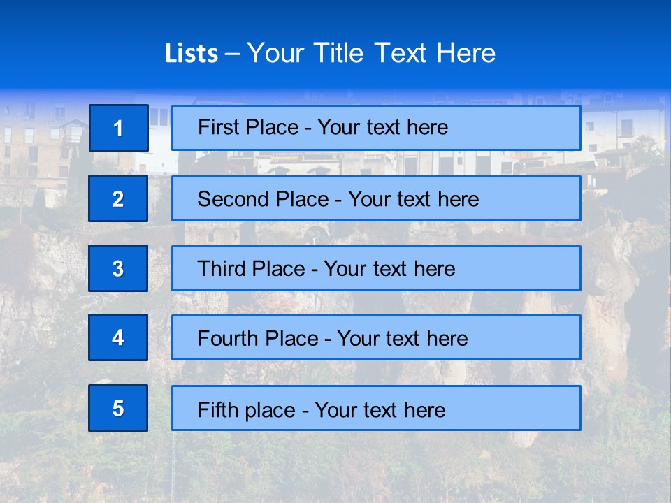 Panoramic Monument Landscape PowerPoint Template
