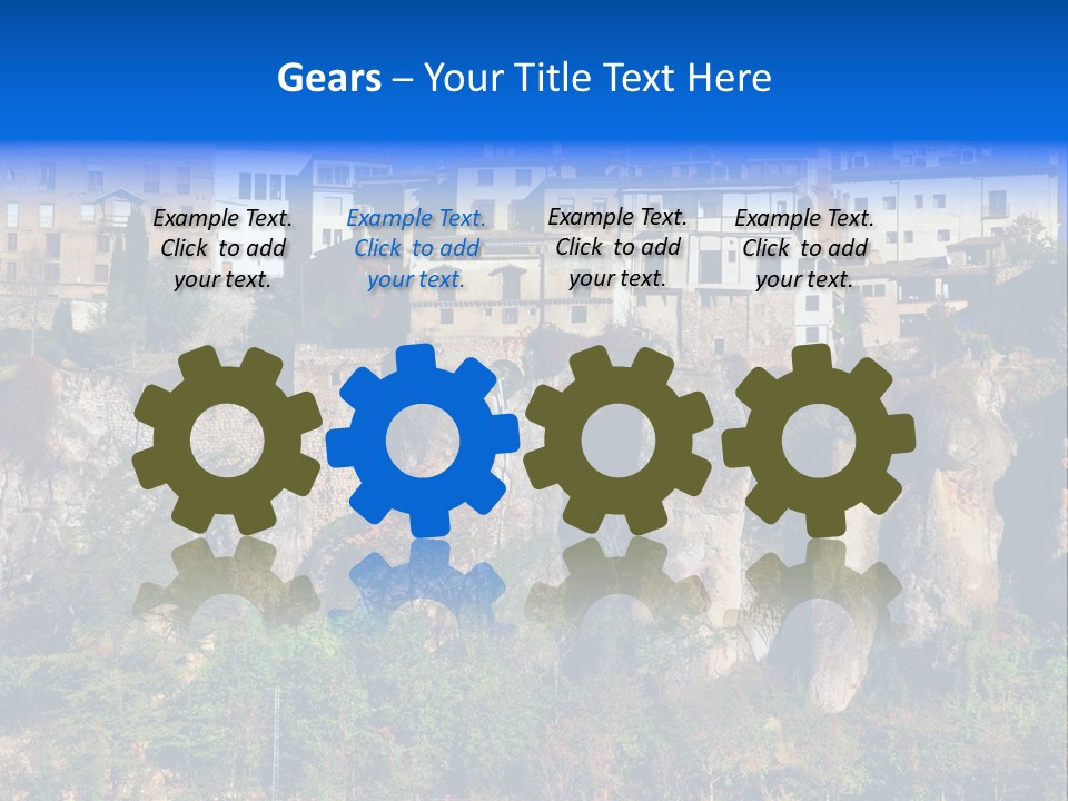 Panoramic Monument Landscape PowerPoint Template