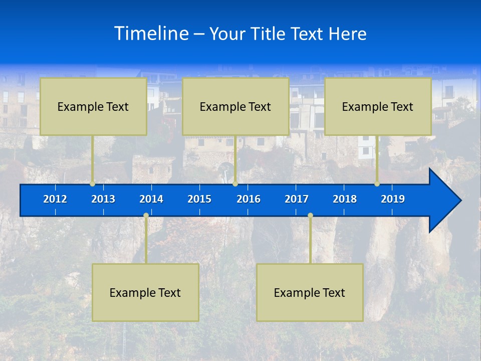 Panoramic Monument Landscape PowerPoint Template