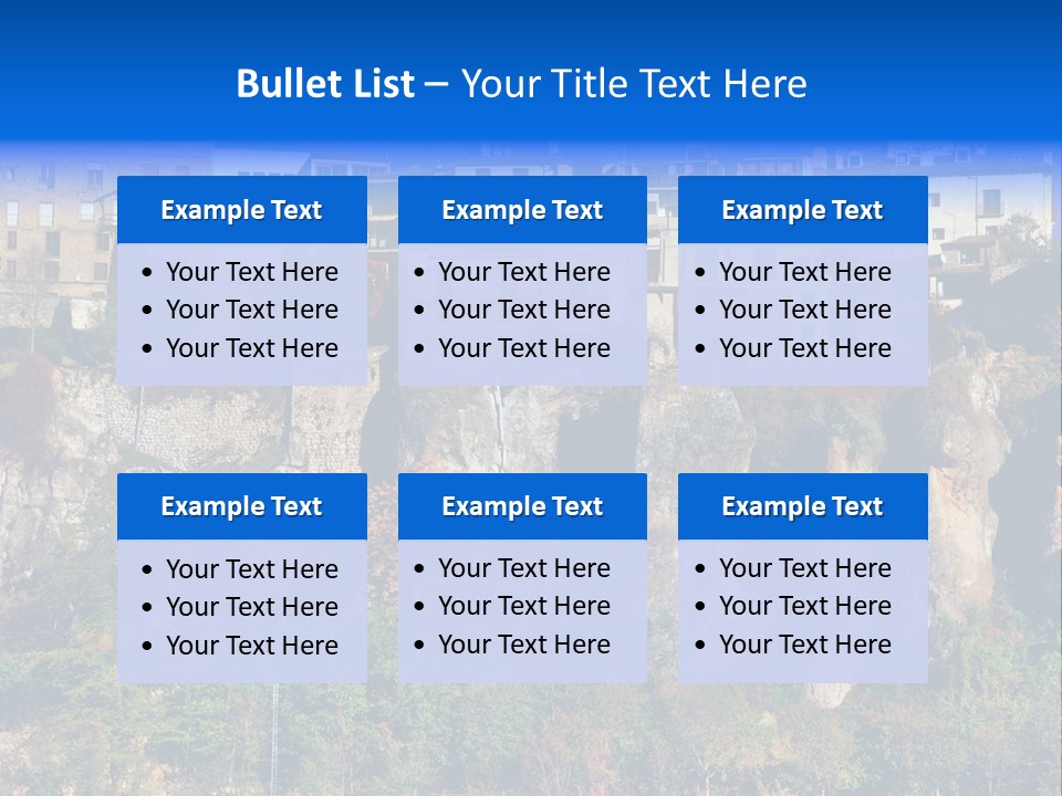 Panoramic Monument Landscape PowerPoint Template
