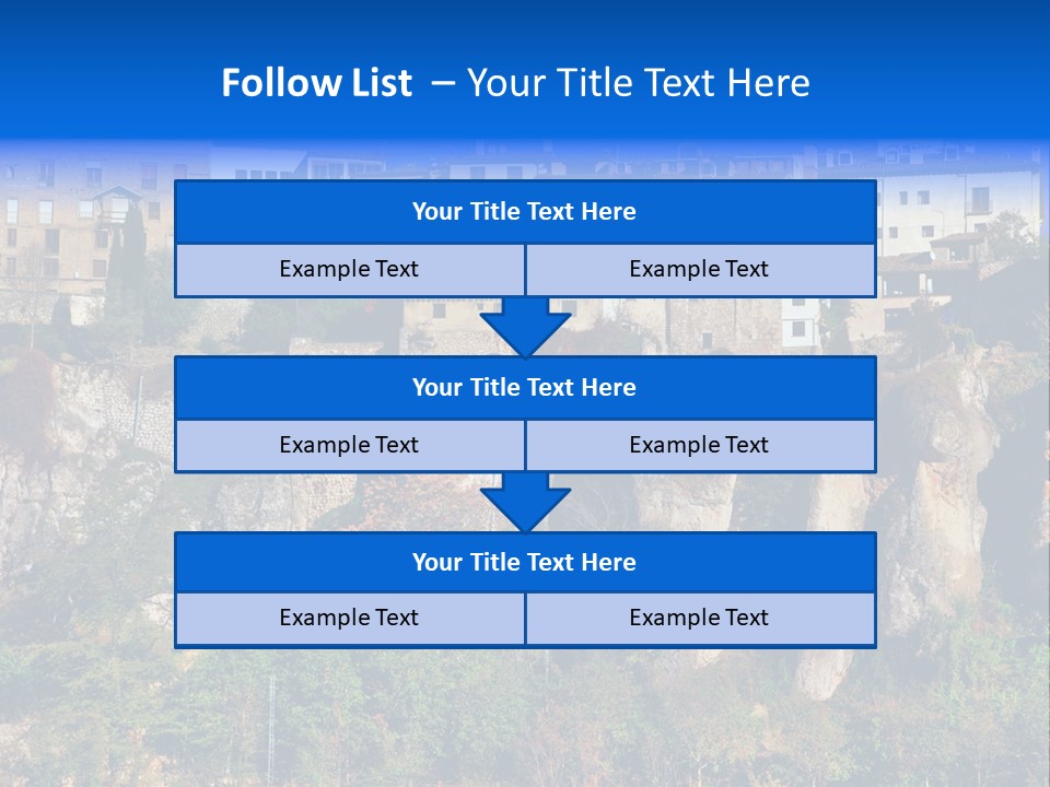 Panoramic Monument Landscape PowerPoint Template