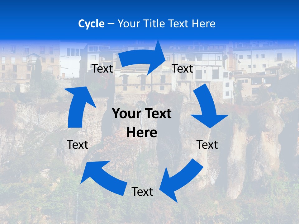 Panoramic Monument Landscape PowerPoint Template