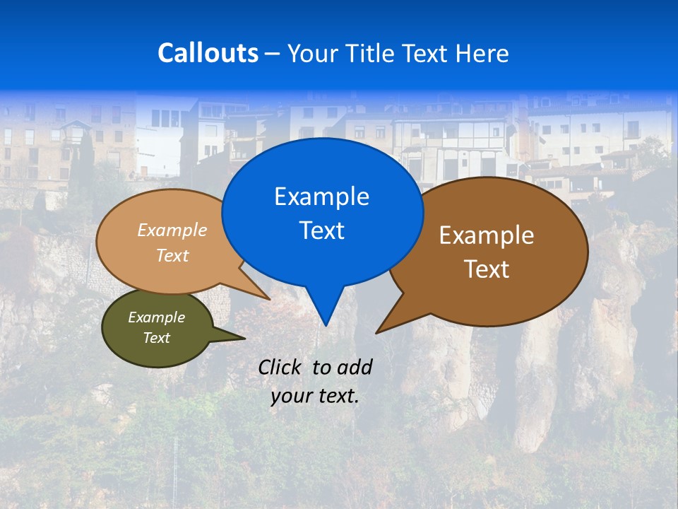 Panoramic Monument Landscape PowerPoint Template