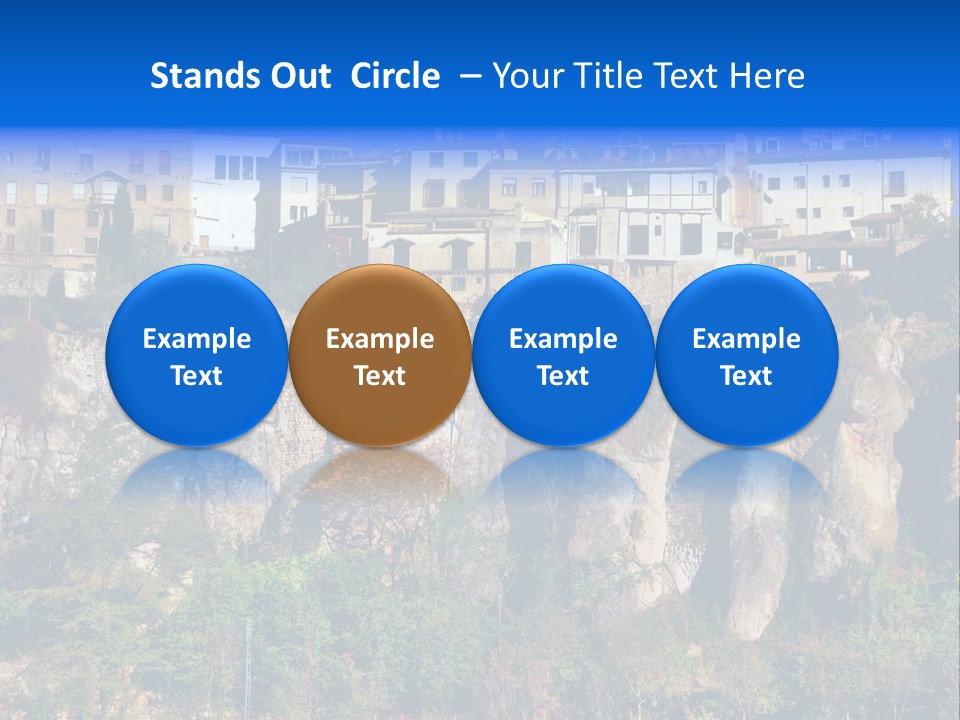 Panoramic Monument Landscape PowerPoint Template