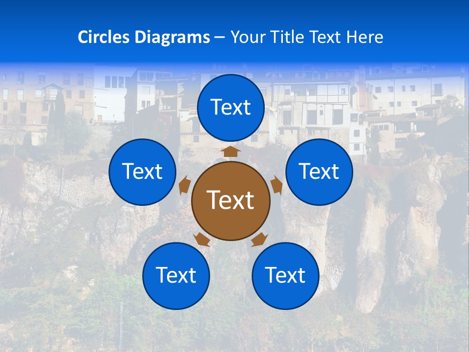 Panoramic Monument Landscape PowerPoint Template
