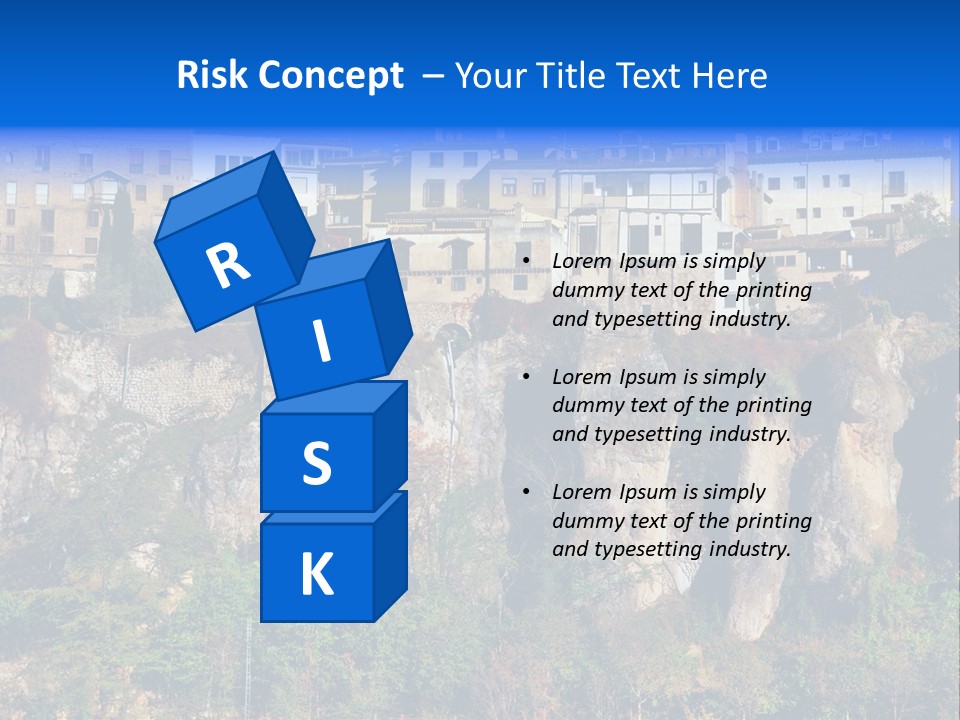 Panoramic Monument Landscape PowerPoint Template