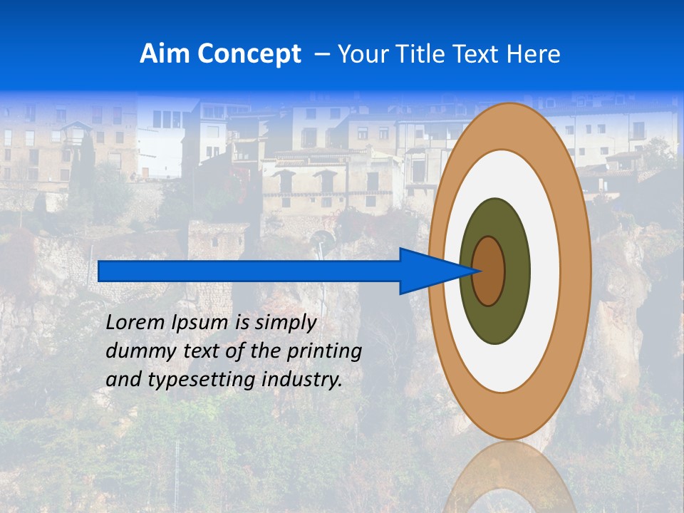 Panoramic Monument Landscape PowerPoint Template