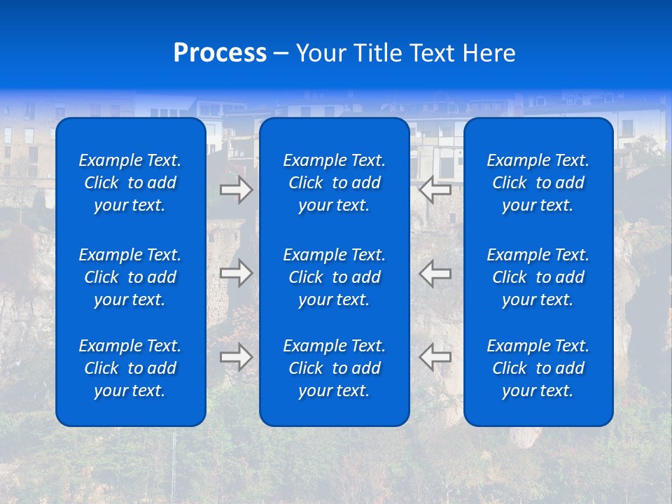 Panoramic Monument Landscape PowerPoint Template