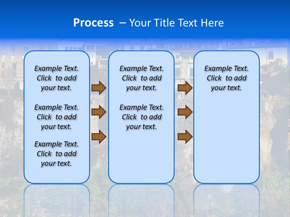Panoramic Monument Landscape PowerPoint Template