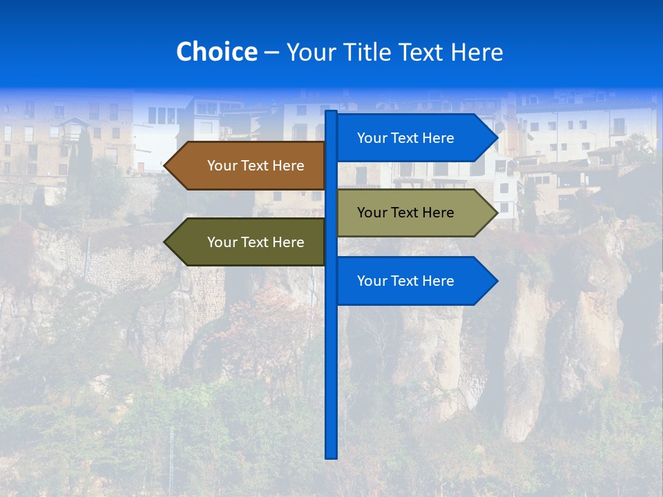 Panoramic Monument Landscape PowerPoint Template