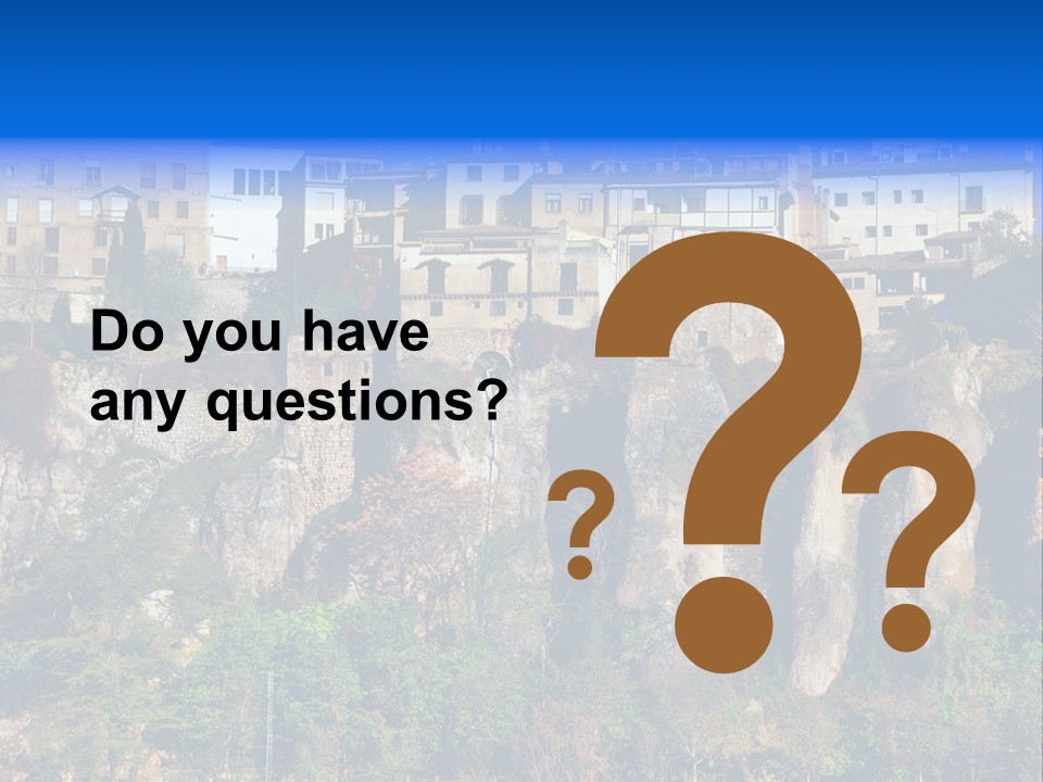 Panoramic Monument Landscape PowerPoint Template