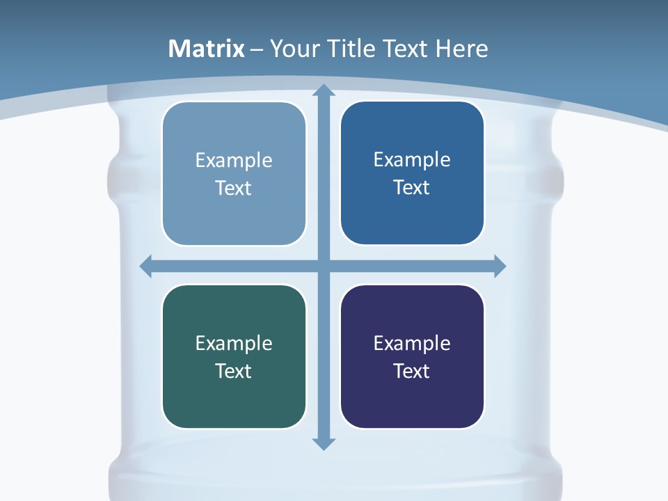 Eating Gallon Refreshment PowerPoint Template