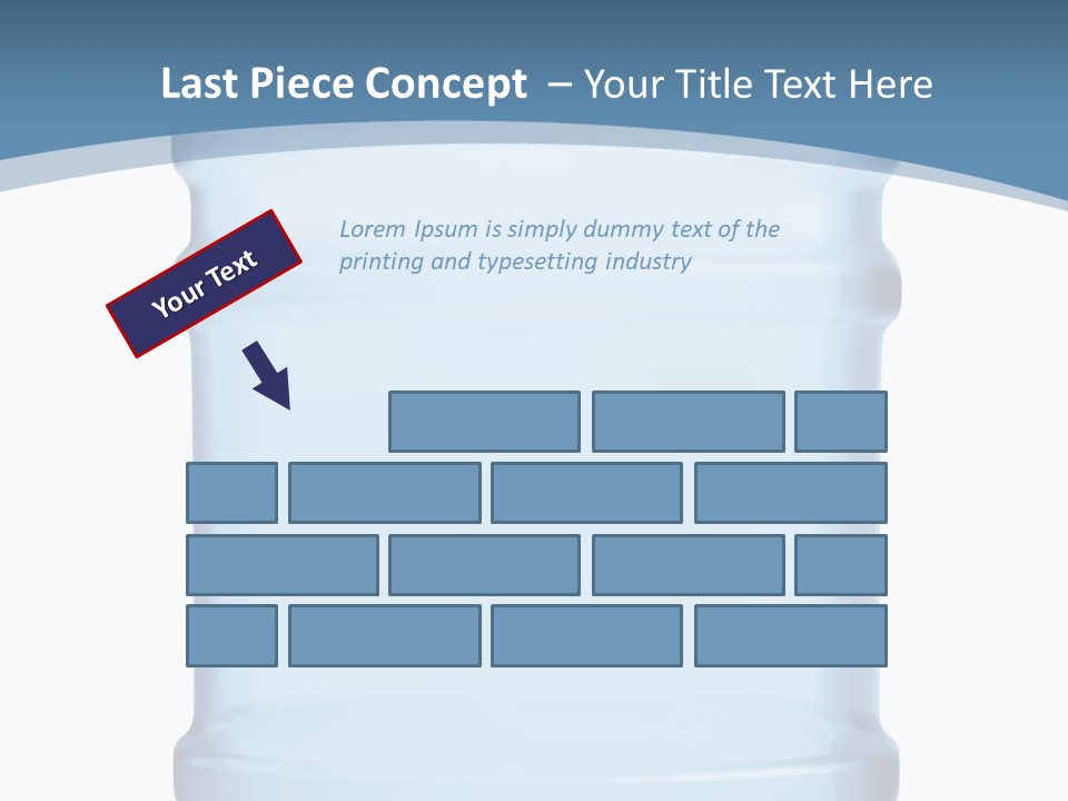 Eating Gallon Refreshment PowerPoint Template