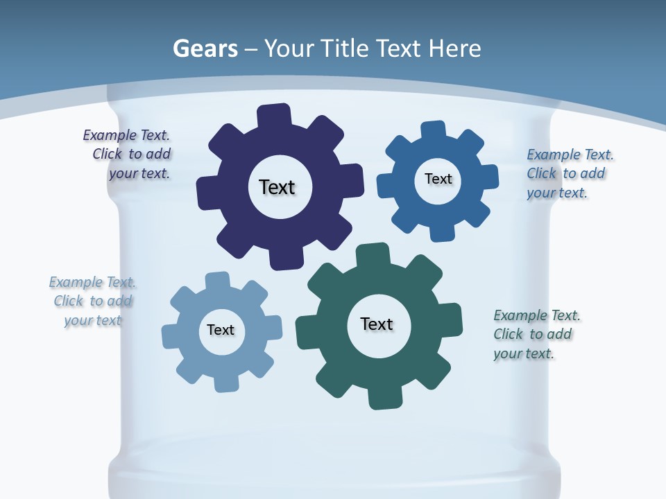 Eating Gallon Refreshment PowerPoint Template
