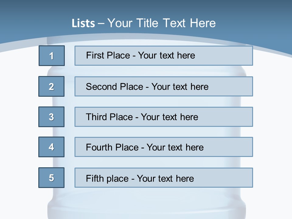 Eating Gallon Refreshment PowerPoint Template