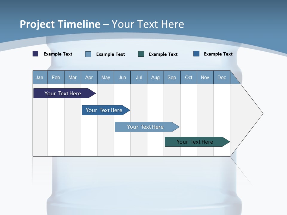 Eating Gallon Refreshment PowerPoint Template