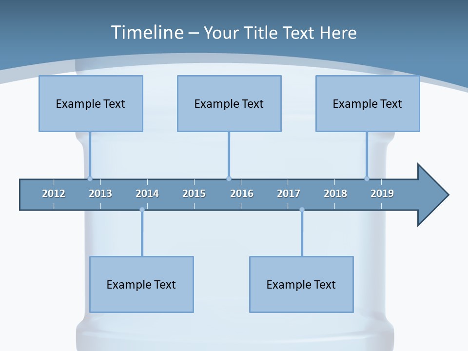 Eating Gallon Refreshment PowerPoint Template