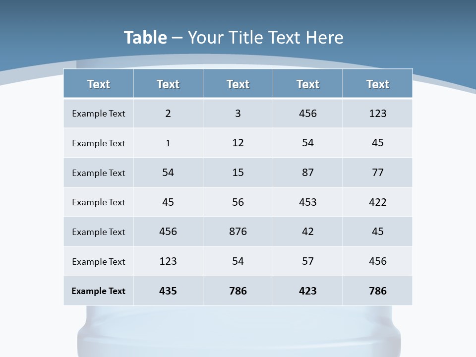 Eating Gallon Refreshment PowerPoint Template