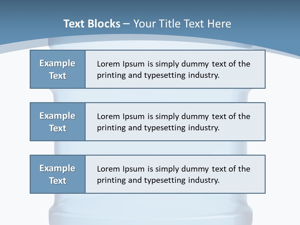 Eating Gallon Refreshment PowerPoint Template