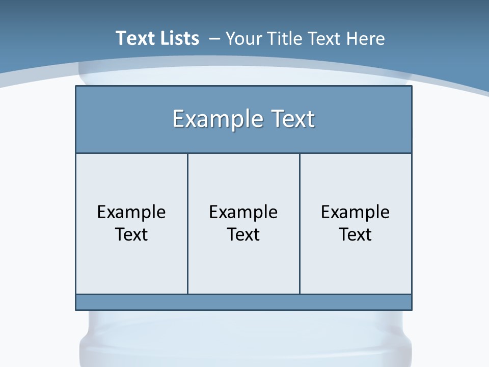 Eating Gallon Refreshment PowerPoint Template