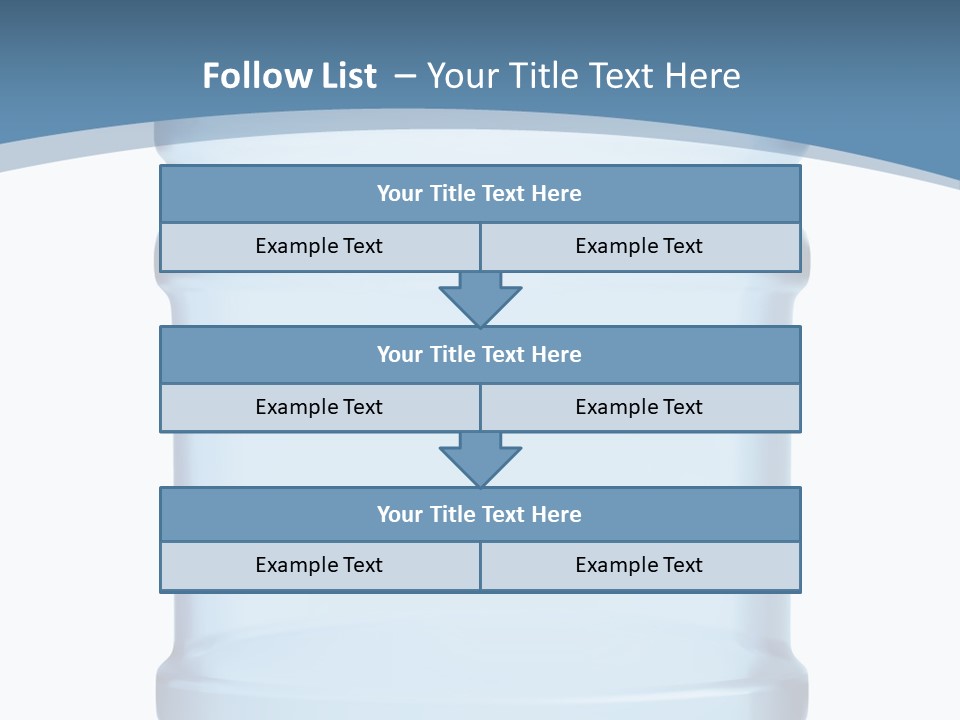 Eating Gallon Refreshment PowerPoint Template