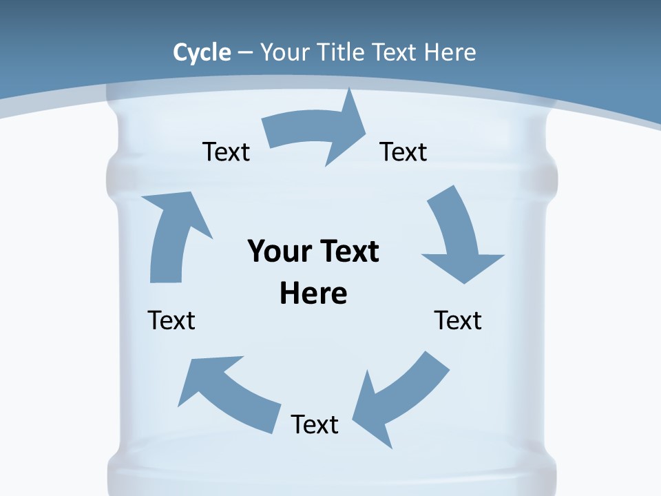 Eating Gallon Refreshment PowerPoint Template