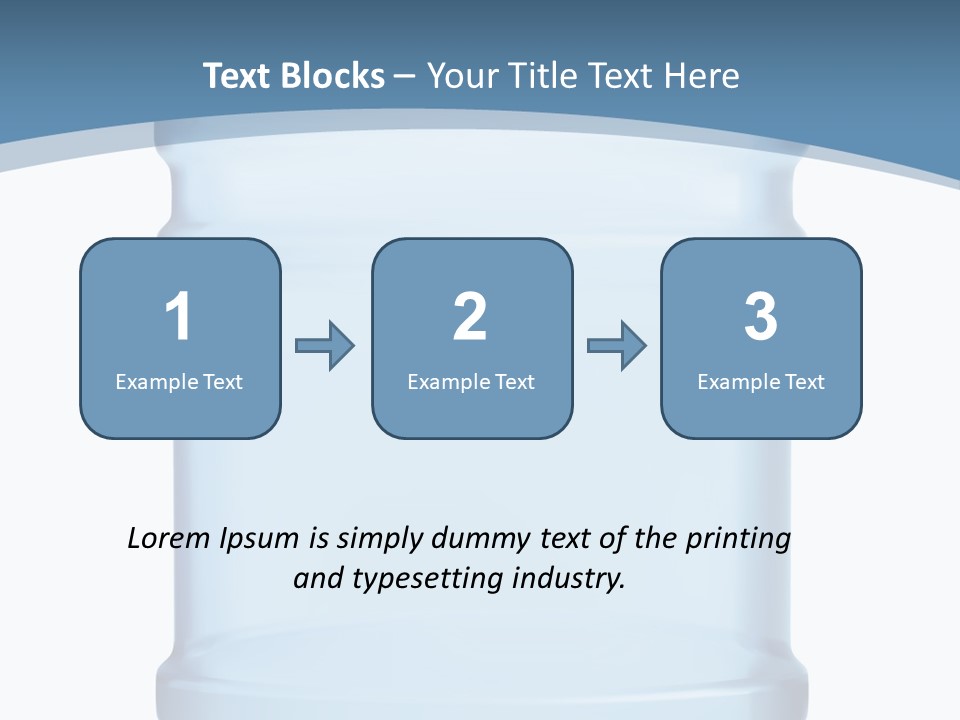 Eating Gallon Refreshment PowerPoint Template