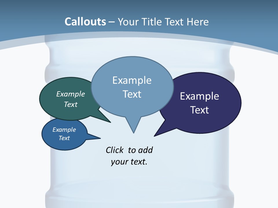 Eating Gallon Refreshment PowerPoint Template