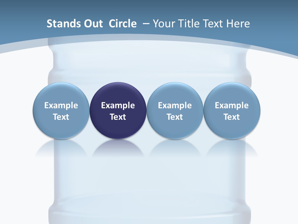 Eating Gallon Refreshment PowerPoint Template