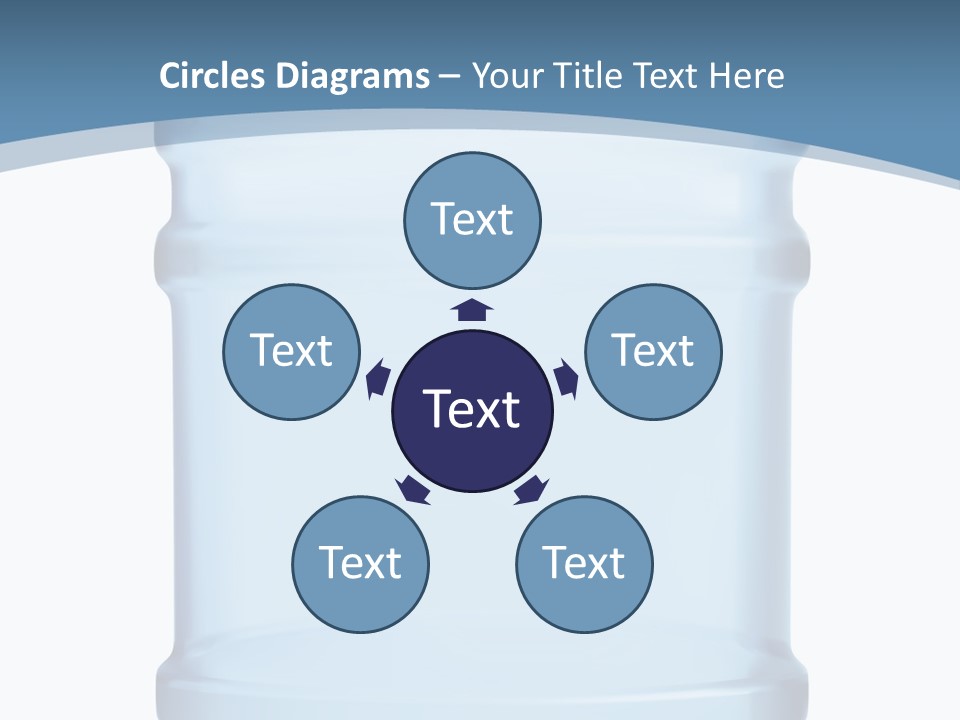 Eating Gallon Refreshment PowerPoint Template