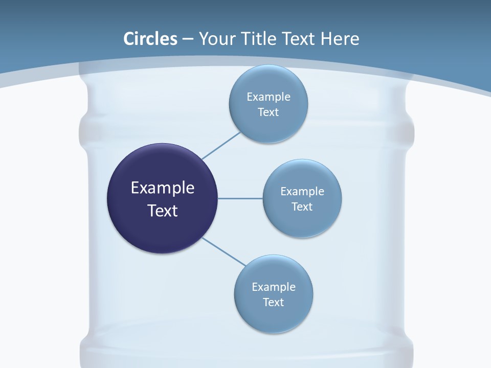 Eating Gallon Refreshment PowerPoint Template