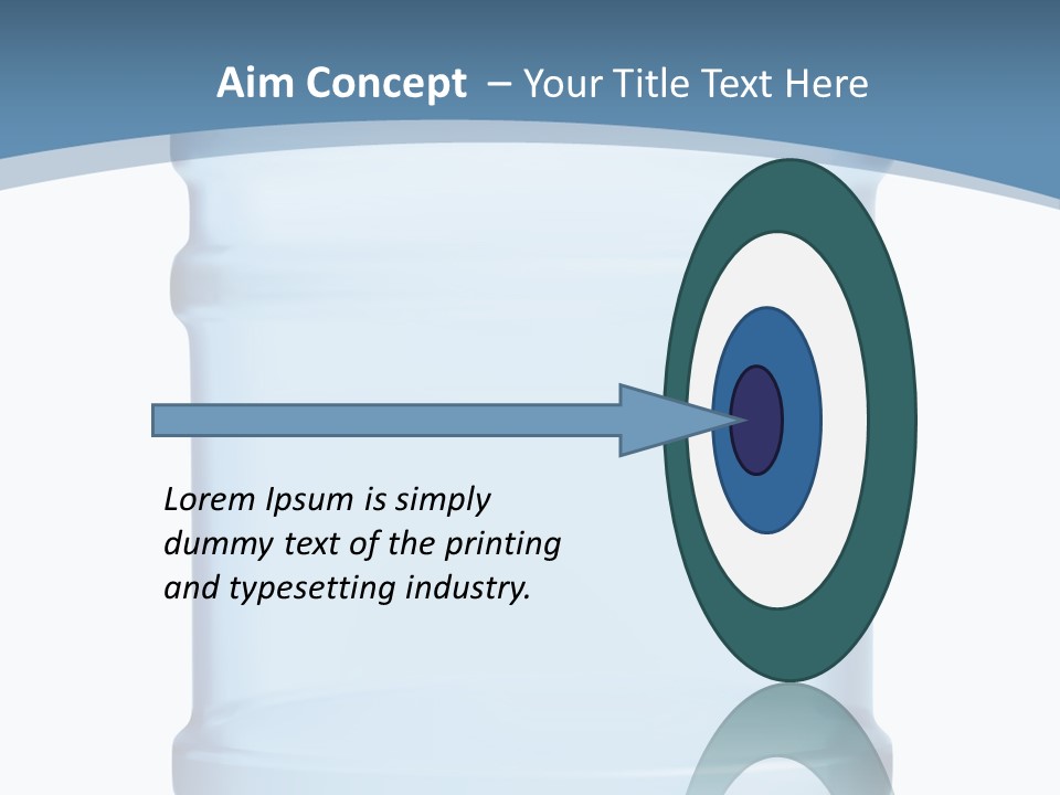 Eating Gallon Refreshment PowerPoint Template