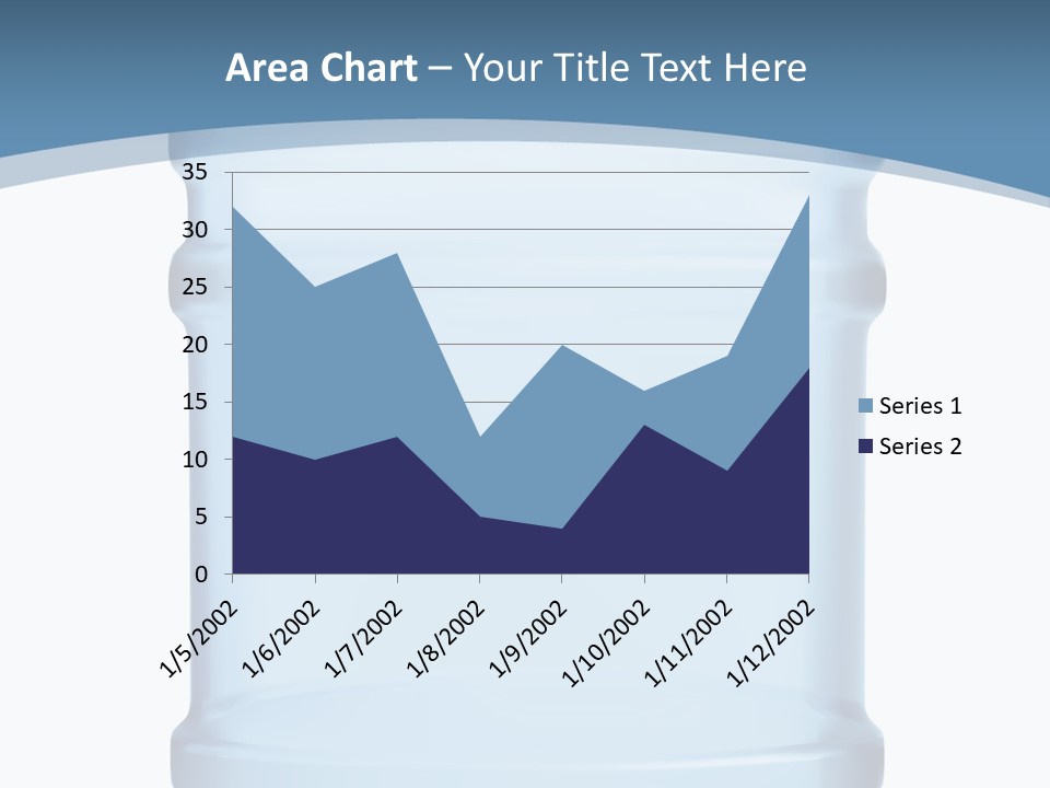 Eating Gallon Refreshment PowerPoint Template