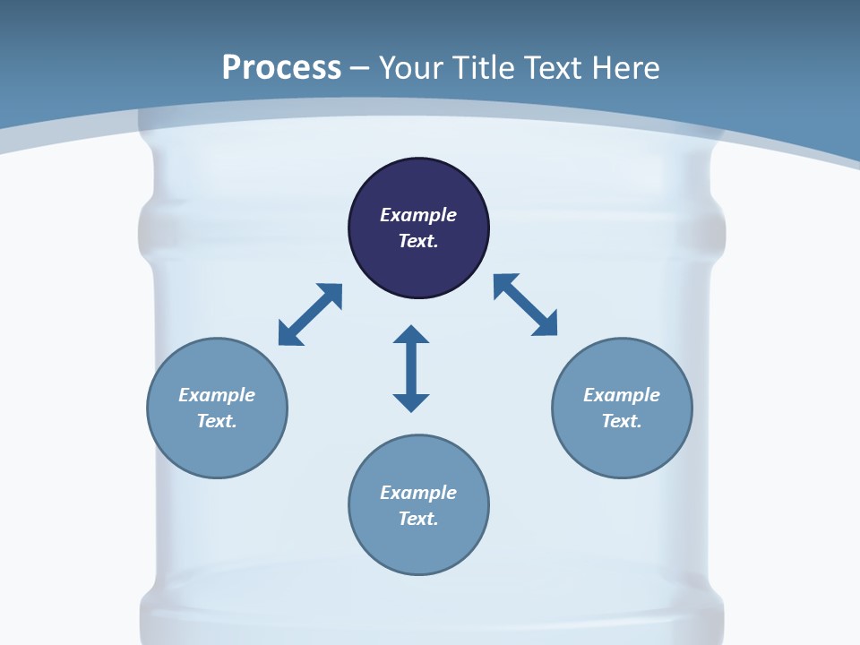 Eating Gallon Refreshment PowerPoint Template