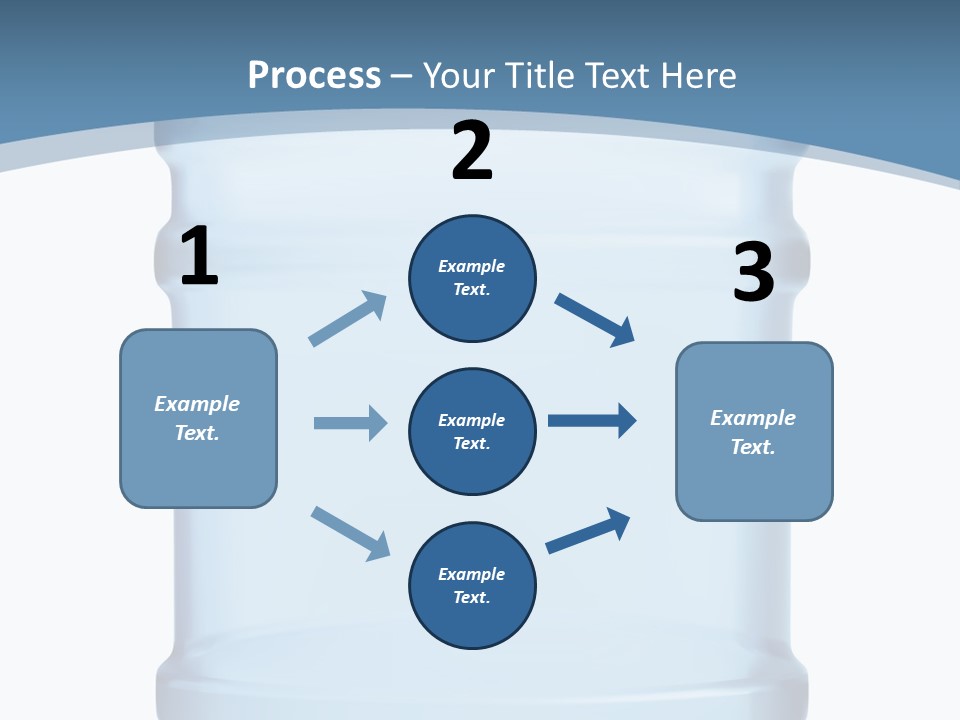 Eating Gallon Refreshment PowerPoint Template