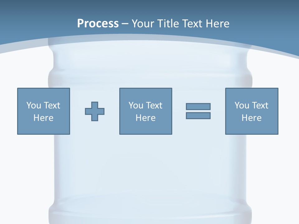 Eating Gallon Refreshment PowerPoint Template