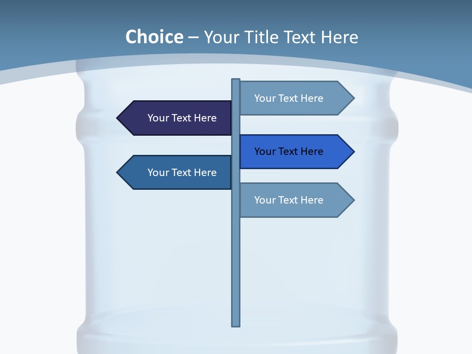 Eating Gallon Refreshment PowerPoint Template