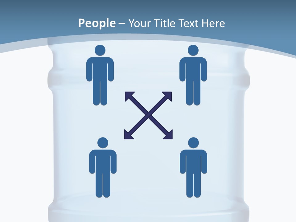 Eating Gallon Refreshment PowerPoint Template